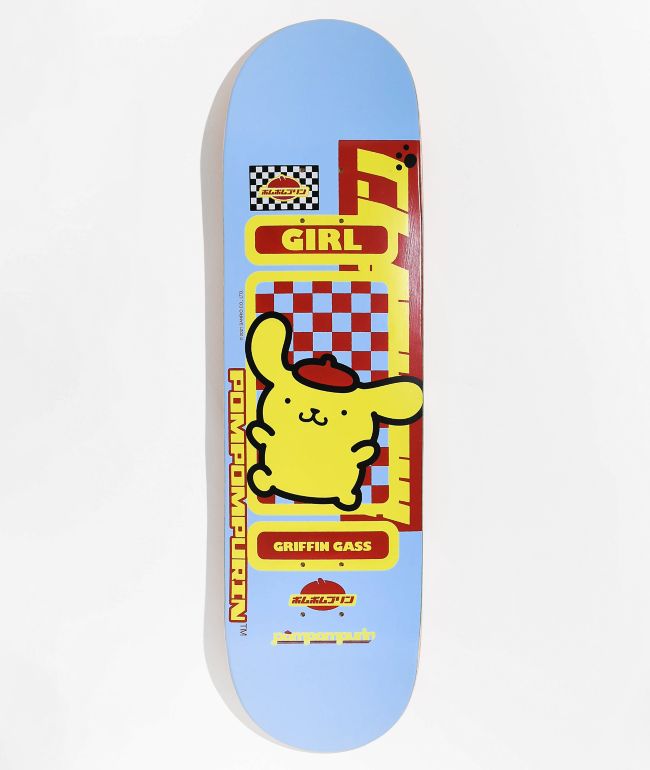 Girl x Sanrio Gass Tokyo Speed 8.5" Skateboard Deck